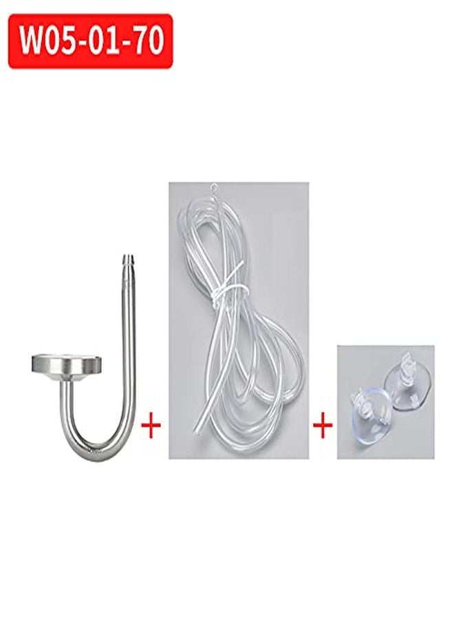 VAYINATO® Ultra Slim Stainless Steel Air Short Co2 Diffuser with Sucker & 2M Air Tube for Aquarium Fish Tank by Petzlifeworld - Image 5